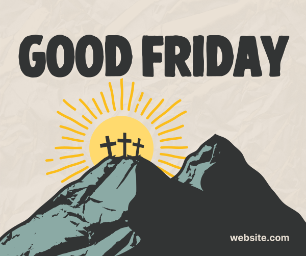 Good Friday Calvary Facebook Post Design Image Preview