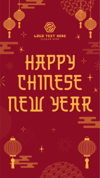 Chinese New Year Lanterns Instagram Reel Image Preview