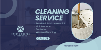 Professional Cleaning Service Twitter post Image Preview