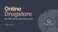 Online Drugstore Promo Facebook Event Cover Image Preview