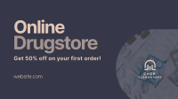 Online Drugstore Promo Facebook event cover Image Preview