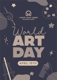 World Art Day Poster Design