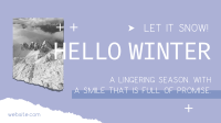 Hello Winter Animation Image Preview