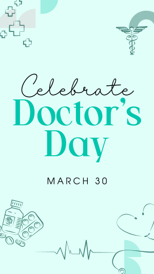 Celebrate Doctor's Day Facebook story Image Preview