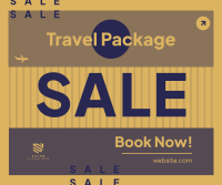 Travel Package Sale Facebook Post Design