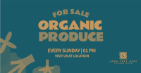 Organic Vegetables Facebook Ad Design