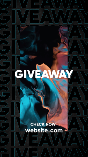 Giveaway Gradient  Instagram story Image Preview
