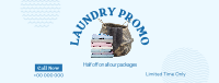 Laundry Delivery Promo Facebook cover Image Preview