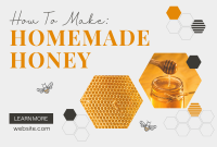 A Beelicious Honey Pinterest Cover Design