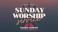 Sunday Worship Animation Image Preview