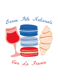 French Food Illustration Poster Image Preview