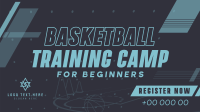 Basketball Training Camp Facebook Event Cover Design