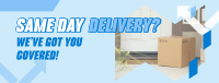 Courier Delivery Services Facebook cover Image Preview