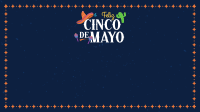 Fiesta Celebration Zoom Background Image Preview