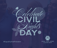Civil Rights Celebration Facebook Post Design