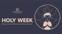 Blessed Week Facebook Event Cover Design