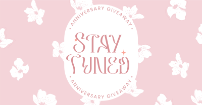Floral Anniversary Giveaway Facebook ad Image Preview
