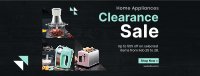Appliance Clearance Sale Facebook Cover Design