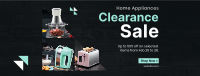 Appliance Clearance Sale Facebook cover Image Preview