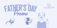 Fathers Day Promo Twitter Post Design