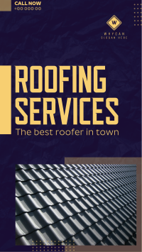 Roofing Services Instagram story Image Preview