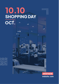 10.10 Shopping Day Flyer Design
