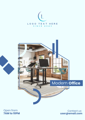 Modern Office Poster Image Preview