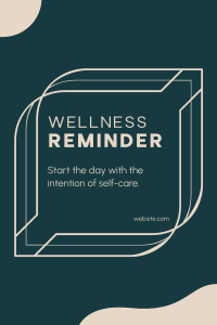 Wellness Self Reminder Pinterest Pin Image Preview