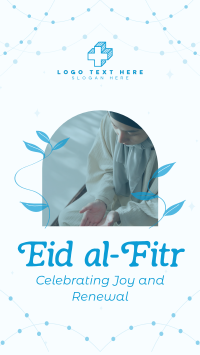 Blessed Eid Mubarak YouTube Short Design