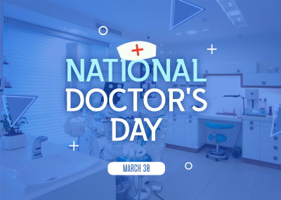 National Doctor's Day Postcard Image Preview