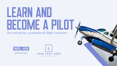 Flight Training Program Facebook Event Cover Image Preview