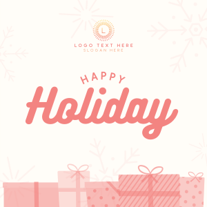 Happy Holiday Instagram post Image Preview