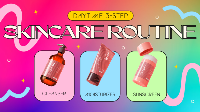 Daytime Skincare Routine Facebook event cover Image Preview