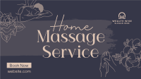 Home Massage Service Facebook Event Cover Image Preview