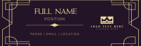 Elegant Border Email Signature Design