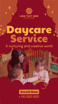 Cloudy Daycare Service Instagram reel Image Preview