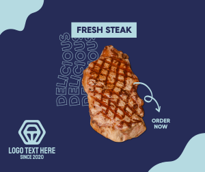Fresh Steak Facebook post