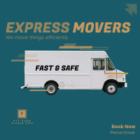 Express Movers Instagram post Image Preview