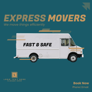 Express Movers Instagram post Image Preview