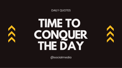 Conquer the Day Facebook event cover Image Preview