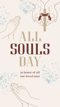 Prayer for Souls' Day YouTube Short Design