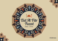 Eid Feast Celebration Postcard Image Preview