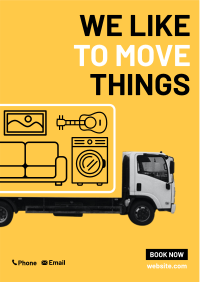 We like to move things Flyer Image Preview