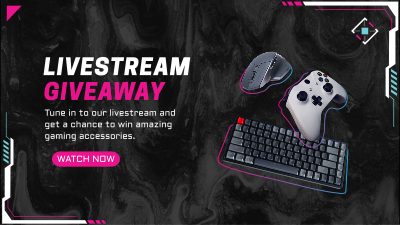 Livestream Giveaway Facebook event cover Image Preview