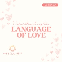 Language of Love Instagram Post Design