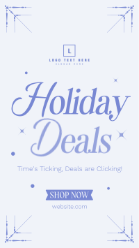 Elegant Holiday Deals Instagram Story Preview