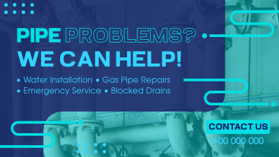 Plumbing Home Repair Facebook event cover Image Preview