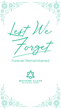 Forever Remembered Facebook story Image Preview