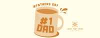Father's Day Coffee Facebook Cover Design