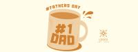 Father's Day Coffee Facebook Cover Image Preview